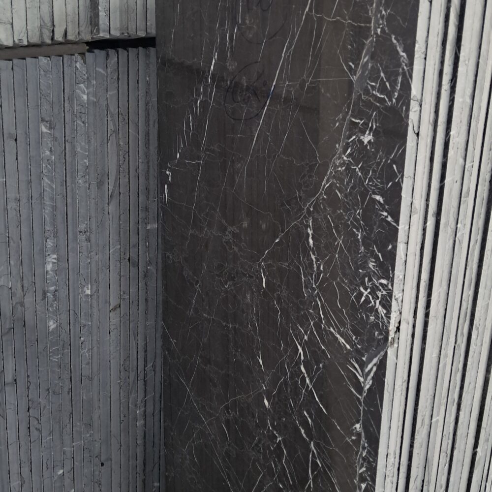 ٢٠٢٥٠٥٠٨_٠٩٥٧٣٠ Black Maquina Marble – Elegant Black Marble with White Veins | Lazulite Marble