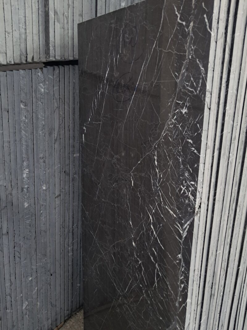 ٢٠٢٥٠٥٠٨_٠٩٥٧٣٠ Black Maquina Marble – Elegant Black Marble with White Veins | Lazulite Marble