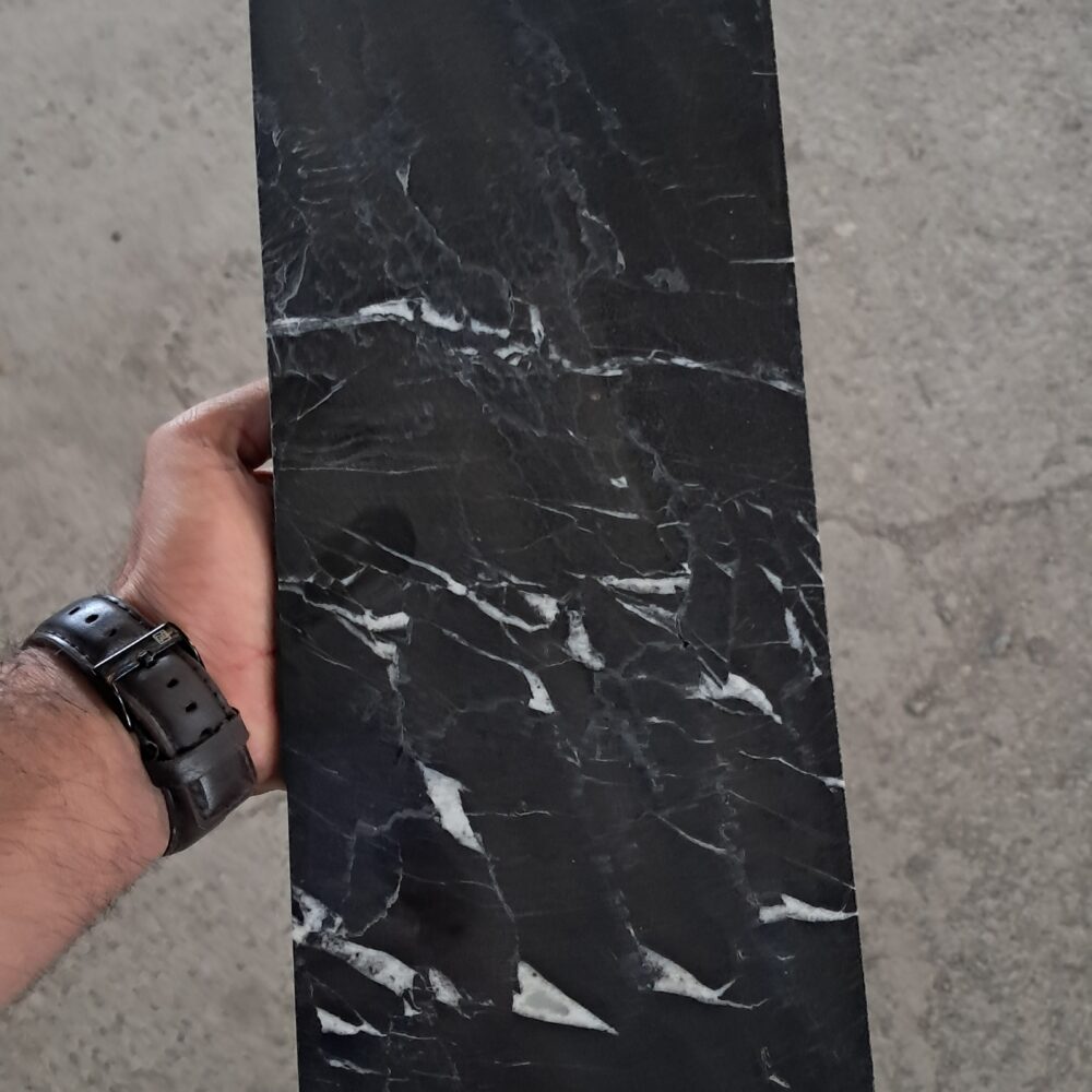٢٠٢٥٠٥٠٨_١٠٠٣٤٨ Black Maquina Marble – Elegant Black Marble with White Veins | Lazulite Marble