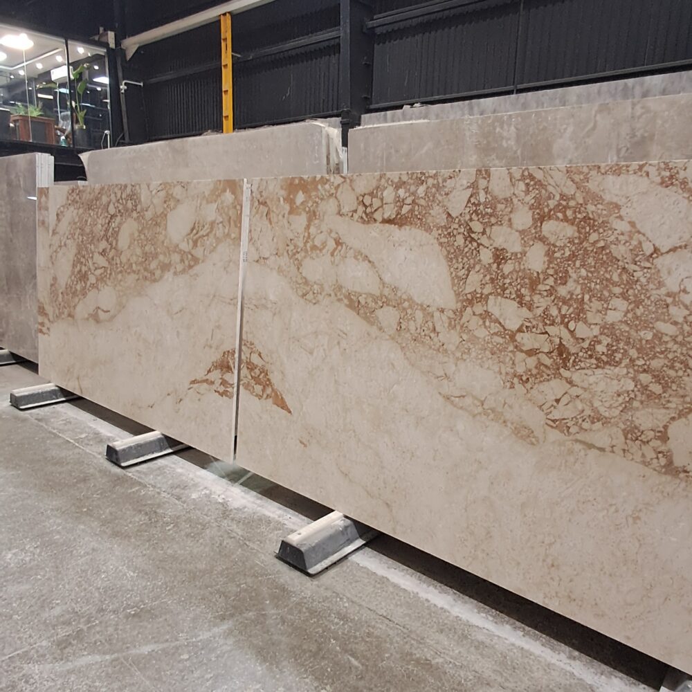٢٠٢٥٠٩٠٩_١٥٣٧٠٨ Cappuccino Marble – Luxurious Beige Marble with Light Brown Veins | Lazulite Marble