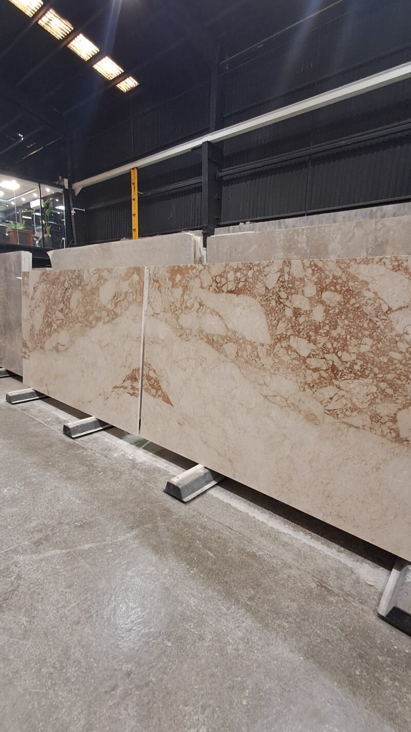 ٢٠٢٥٠٩٠٩_١٥٣٧٠٨ Cappuccino Marble – Luxurious Beige Marble with Light Brown Veins | Lazulite Marble