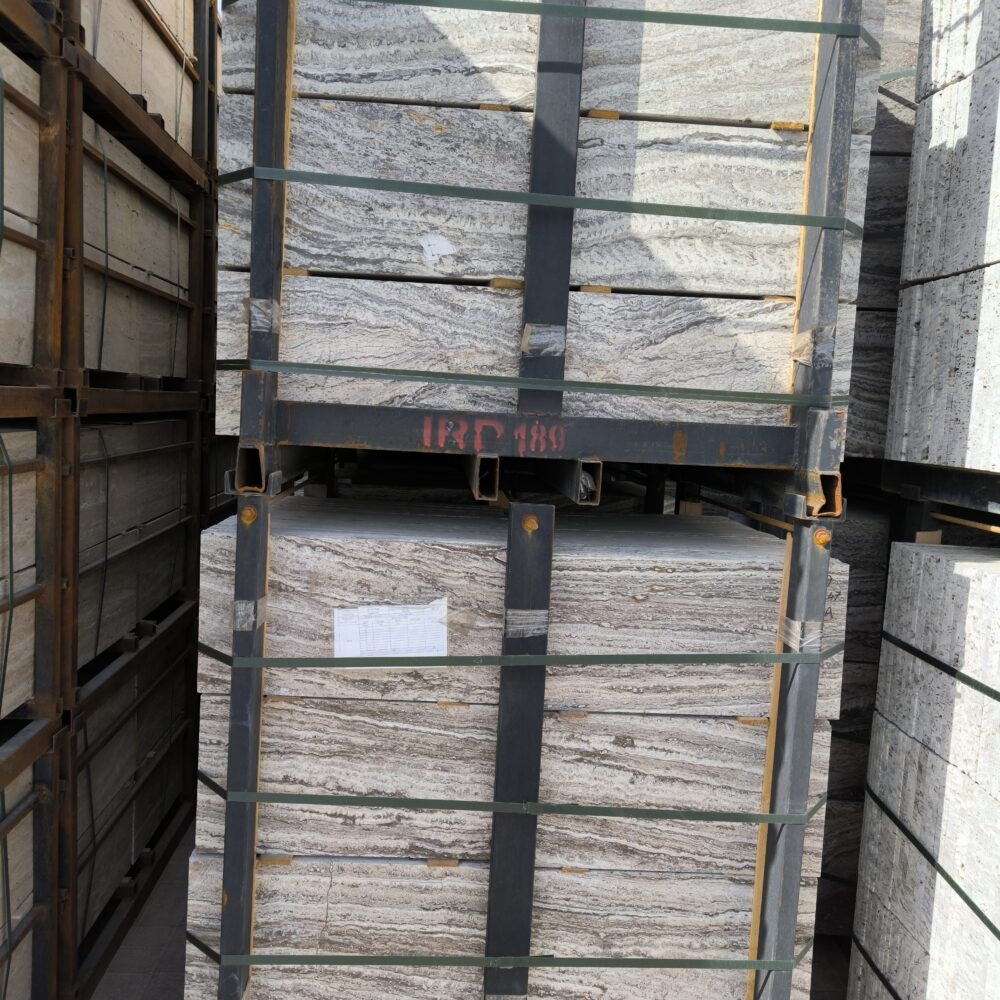3060 Travertine Silver Platinum – Sleek Grey and Cool Silver Tones | Lazulite Marble