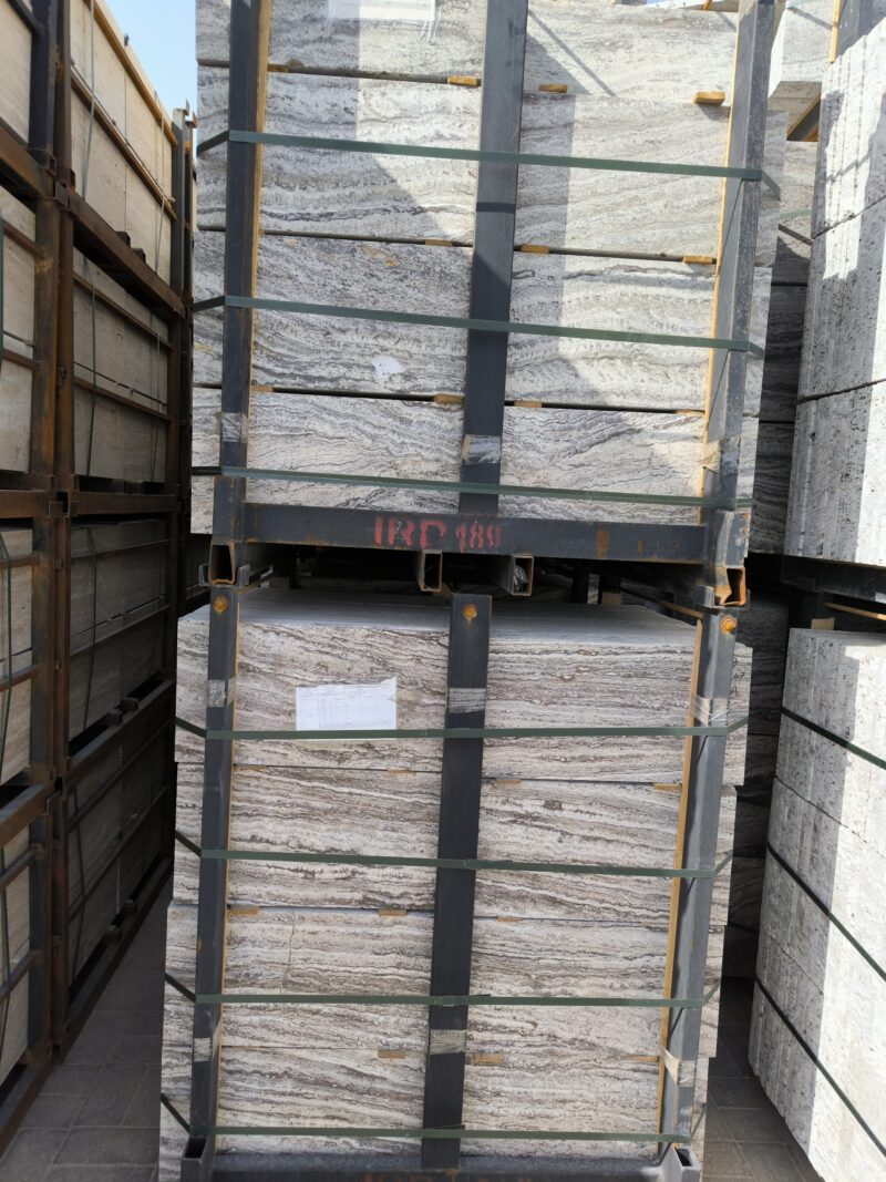 3060 Travertine Silver Platinum – Sleek Grey and Cool Silver Tones | Lazulite Marble