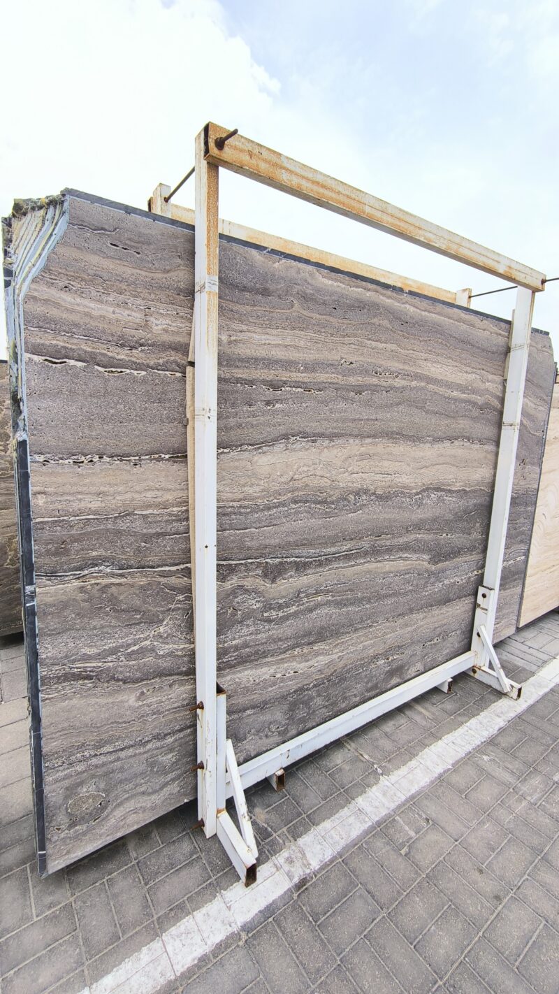 IMG_20260428_113935 Travertine Silver Kashan – Striking Silver Grey with Warm Earthy Veining | Lazulite Marble
