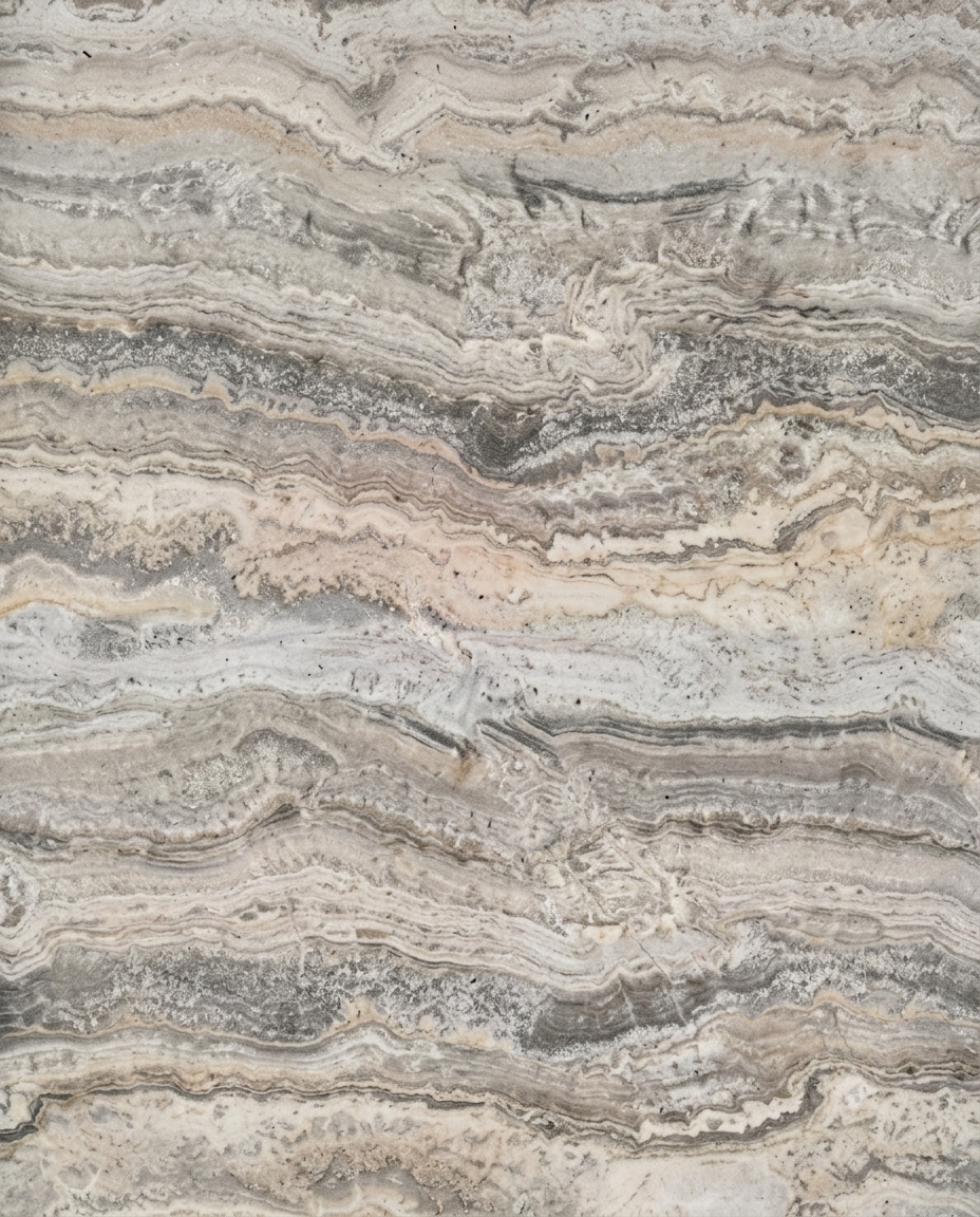 Travertine Silver Kashan